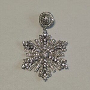 Pendant Snowflake with Cubic Zirconias 925